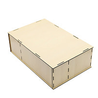 Подарочная коробка ламинированная из HDF 36,3*23,4*12,5 см ( 3 отделения) 