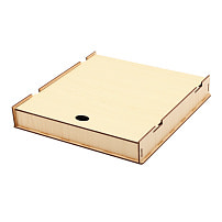 Подарочная коробка ламинированная из HDF 25,5*25,5*4,5 см