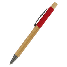 Ручка Авалон с корпусом из бамбука и софт-тач вставкой