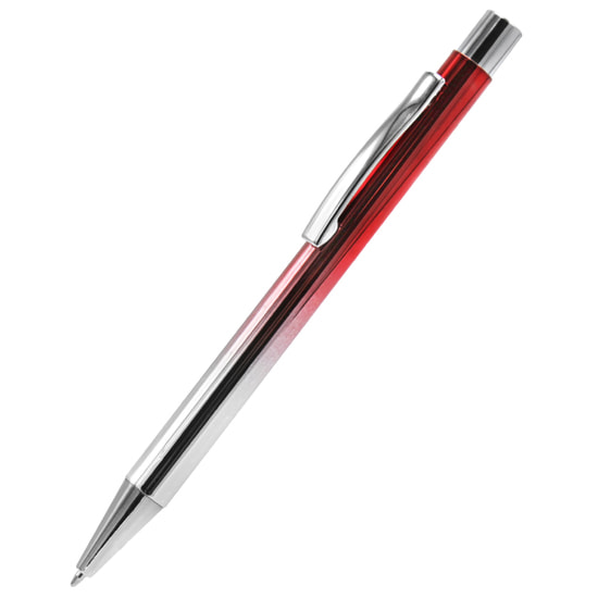 Ручка металлическая Синергия, красная
