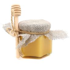 Мед натуральный цветочный с ложкой для меда