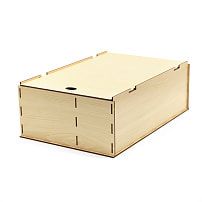 Подарочная коробка ламинированная из HDF 35,5*23,4*12,5 см ( 2отделения) 